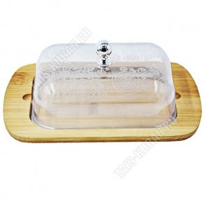 Масленка с крышкой 19х12 h6,5см (24) 