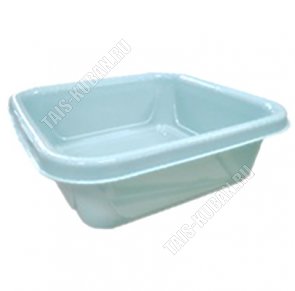 Таз квадр. 12,0л фисташка (39,5х39,5 h12,5см) (10) 