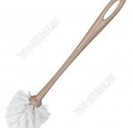 Ерш туалетный, светл.бежев (раб.час d8 h8cм,руч.L26см) (25) 