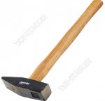 Молоток 400гр.квадр.боек, дер.руч.покрыт.лаком (6) 