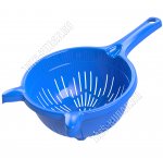 Дуршлаг 1,6л с ручк, синий (d19 h8см) (60)