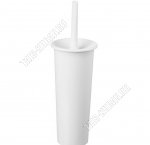 Ерш+подставка WC кругл, светл.серый (10)