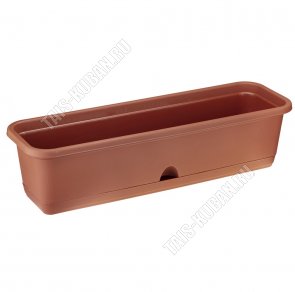 Ящик балкон, терракот L60х18,5 h15см (14) 
