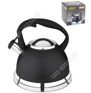 Чайник нерж 3,5л черный матовый (12) 