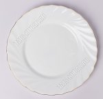 Golden Rim/Золотой кант Тарелка плоская d25см (6/36)
