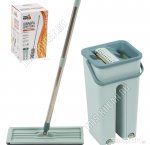 Комплект Ведро  6л серо-голубой +Швабра (12)