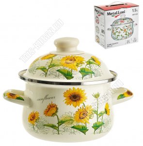 Подсолнухи Кастрюля 1,5л d16см (6) 