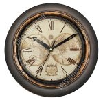 Часы (пластик) d23см 