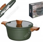 Sadr Кастрюля 4,6л d24см,хаки матовый (6)