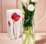 Ваза для цветов FLORA h26см (ф.капля) п/уп (6)