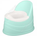 Горшок детский, высок.спинка (39х31 h30,5см) зелен,съемн.вклад, Бытпласт (8 