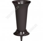 Ваза с колышком 3,0л d19 h41см, черный (12)