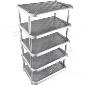 Этажерка д/обуви 5-ти ярус, графит. (50х31 h84см) Idea (2) 