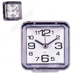 Будильник квадр 7х7см 