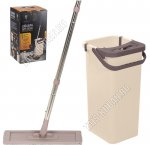 Leonord Комплект Ведро 10л (д/отжима 3л) +Швабра (31х12см) метал.ручка L126см (8)