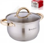 Gold Кастрюля 5,1л d22см,ф.груша (6)