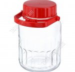 HARVEST Банка 3,0л с пласт.двойн.крышкой+клапан+пласт.ручк (ф.цилиндр) б/уп