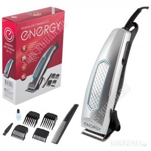 Ф,Машинка для стрижки 10Вт, 4 уровня длины(3/6/9/12мм) лезвия нержавеющая сталь,петля для подвешивания,парикмахнрский набор, работа от сети, серый 