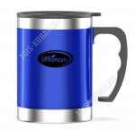 Термокружка (нерж+пластик) 0,4л 