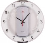 Часы (стекло/пластик) круг.d34см 