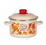 Выпечка Кастрюля слоновая кость (цилиндр) 2,0л (8)