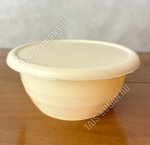 Миска кругл, слон.кость 3,2л, с крышк (d27 h10см) (20) 