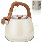 Чайник нержавеющая сталь 3,0л со свистком,айвори (6)