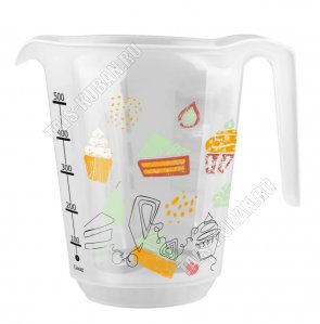 Мерный Кувшин 0,65л (13х10 h13см) прозр.