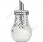 Сахарница-дозатор 230мл,стекло+нержавеющая сталь,подарочная упаковка (12)