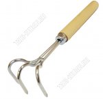 Рыхлитель с дер.черенком L30см 3-х зуб, цинк (60)