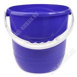 Ведро 12л синий (d27 h27см) (10) 