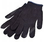 Перчатки  ХБ 10класс 4 нити рабочие,черн (10/200)