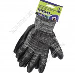 Перчатки для садовых работ 10 разм (XL) нейлон+нитриловый полуоблив (12/240)