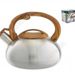 Чайник нерж 2,5л свист,цельнолитое дно (12)