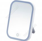 Зеркало настольное складное прямоугольное (20.5х15см) с led подсветкой