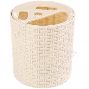 Подставка д/зубн.щеток 4-х секц.