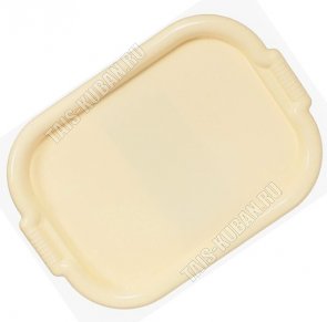 Поднос прям.(50х36 h2,5см) слон.кость (15) 