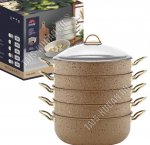 Мантоварка 4-х ярусная 8,5л d32см h40см (1) Горянка