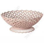 Ваза-корзинка д/хлеба, круг,св.бежевый (d22 h8,5см) (15)