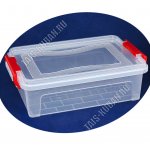 Контейнер прозр, крышка 2защ.  5,3л (31х20х13см) (15)
