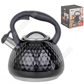 Чайник нерж 2,7л черный матов (6) 