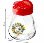 Банка 2-х стор.пласт.крышка 0,26л 