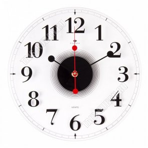 Часы (стекло/ДВП) d30см 