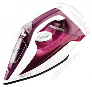 Утюг керам. подошв, на подстав 2600Вт ,лилов/белый (8) 