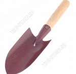 Совок посадочный большой, с дер.ручкой L37см,порошков.окрас. (20)