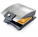 Сэндвичница 750Вт на 2тоста,серебро (6) 