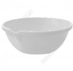 Миска, носик д/слива, белый 5л, круг.(d30 h11см) (20)
