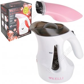 Отпариватель ручной 1800Вт д/воды 500мл, цвет розов/бел 