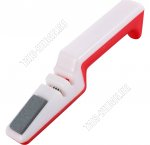 Ножеточка 19см, мет.круги+точильн.камень, пласт.ручка 