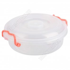 Контейнер кругл.  3,0л крыш.(d27 h11см) (12) 